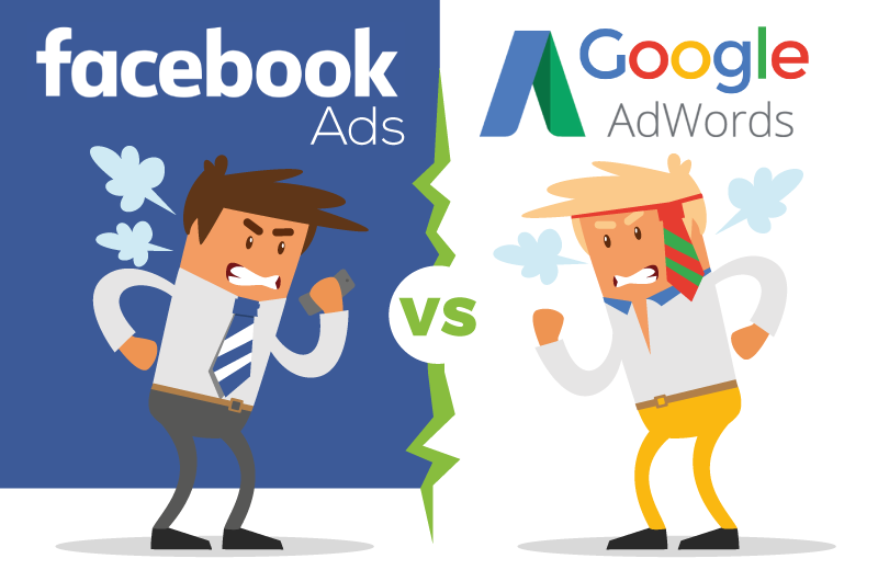 Facebook Ads vs Google Adwords