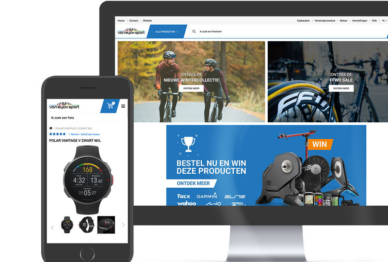 nieuwe website voor Van Eyck Sport