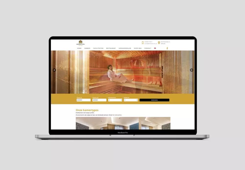 Website Keizershof Hotel