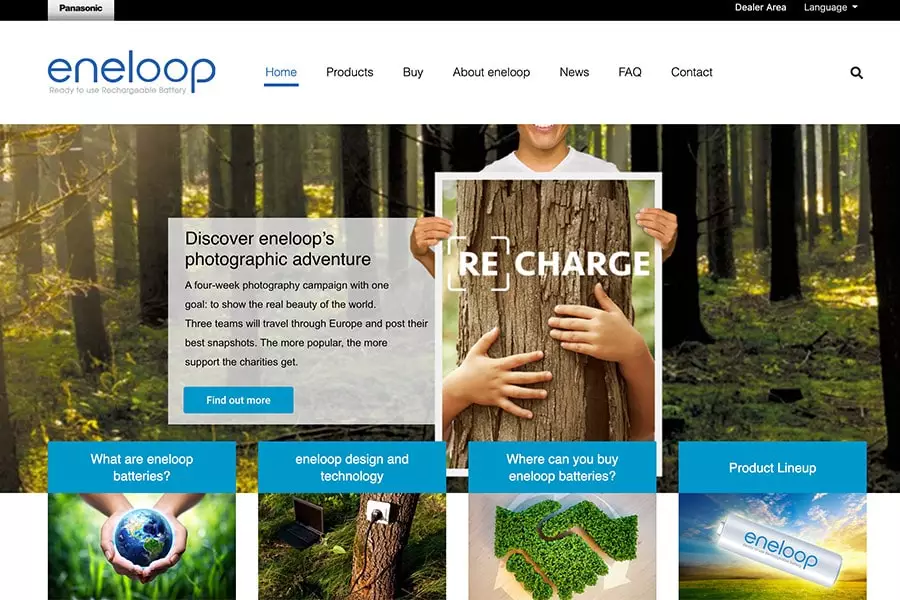 Webdesign Eneloop