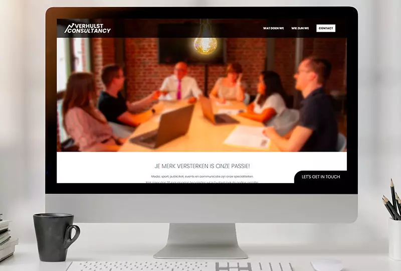 Verhulst Consultancy webdesign