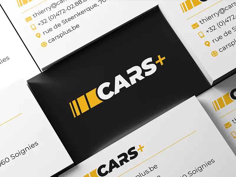 visitekaartjes ontwerp Cars+