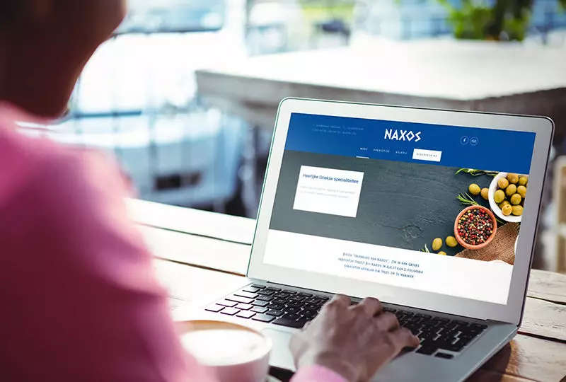Website laten maken voor restaurant Naxos Aalst