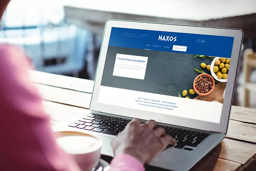 restaurant website Naxos Aalst