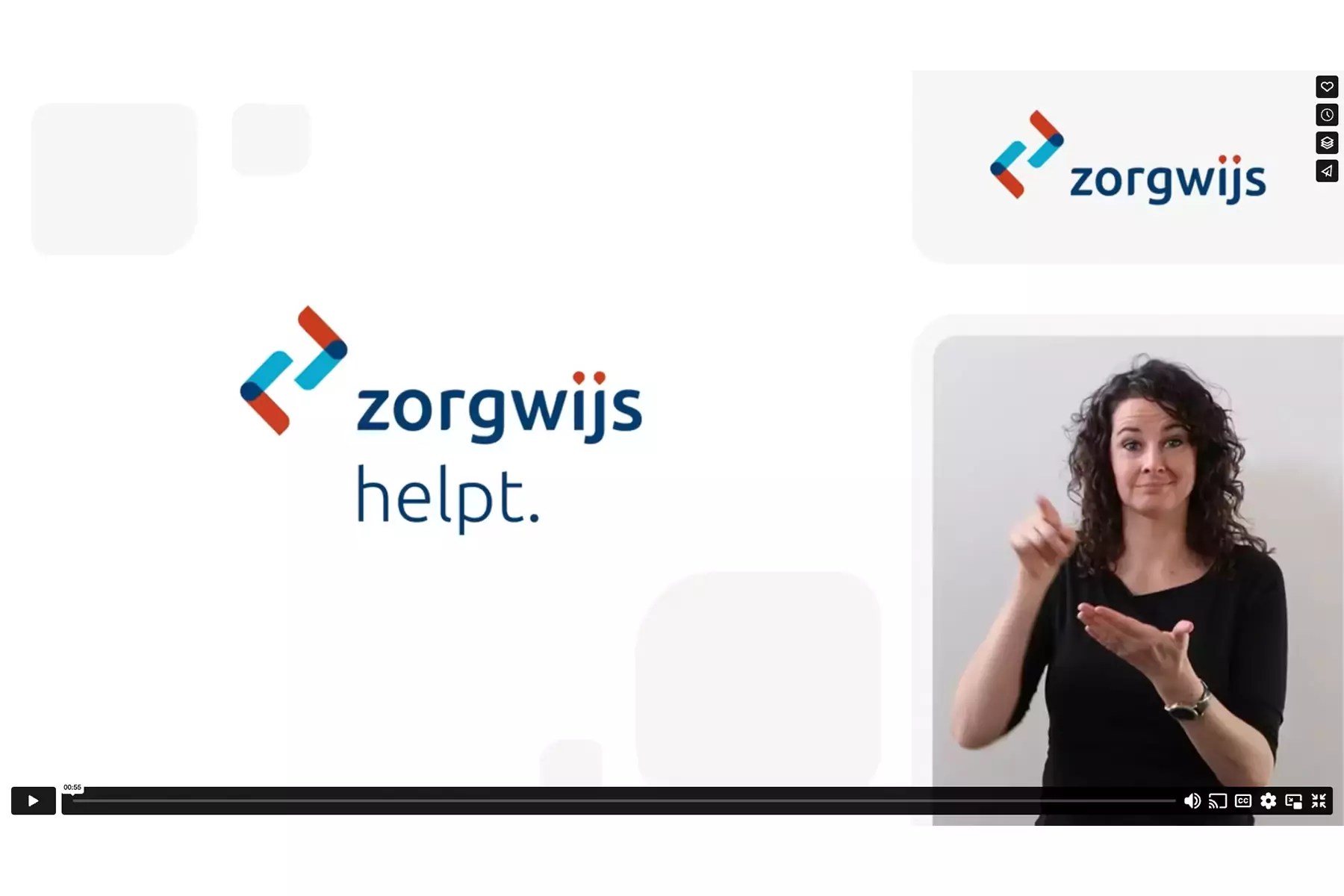 Video voor Zorgwijs