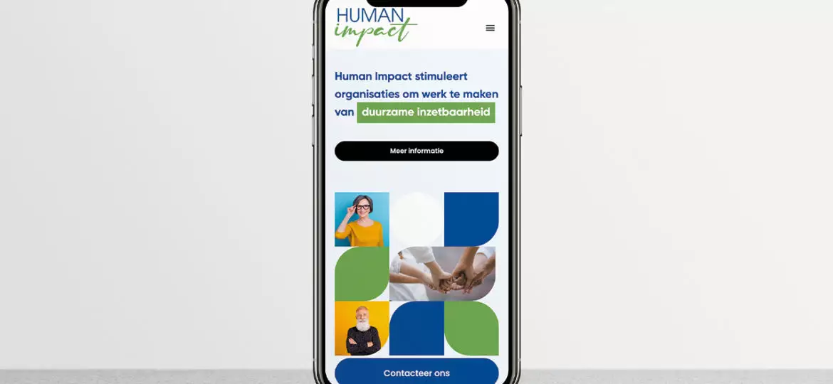 responsive website Human Impact