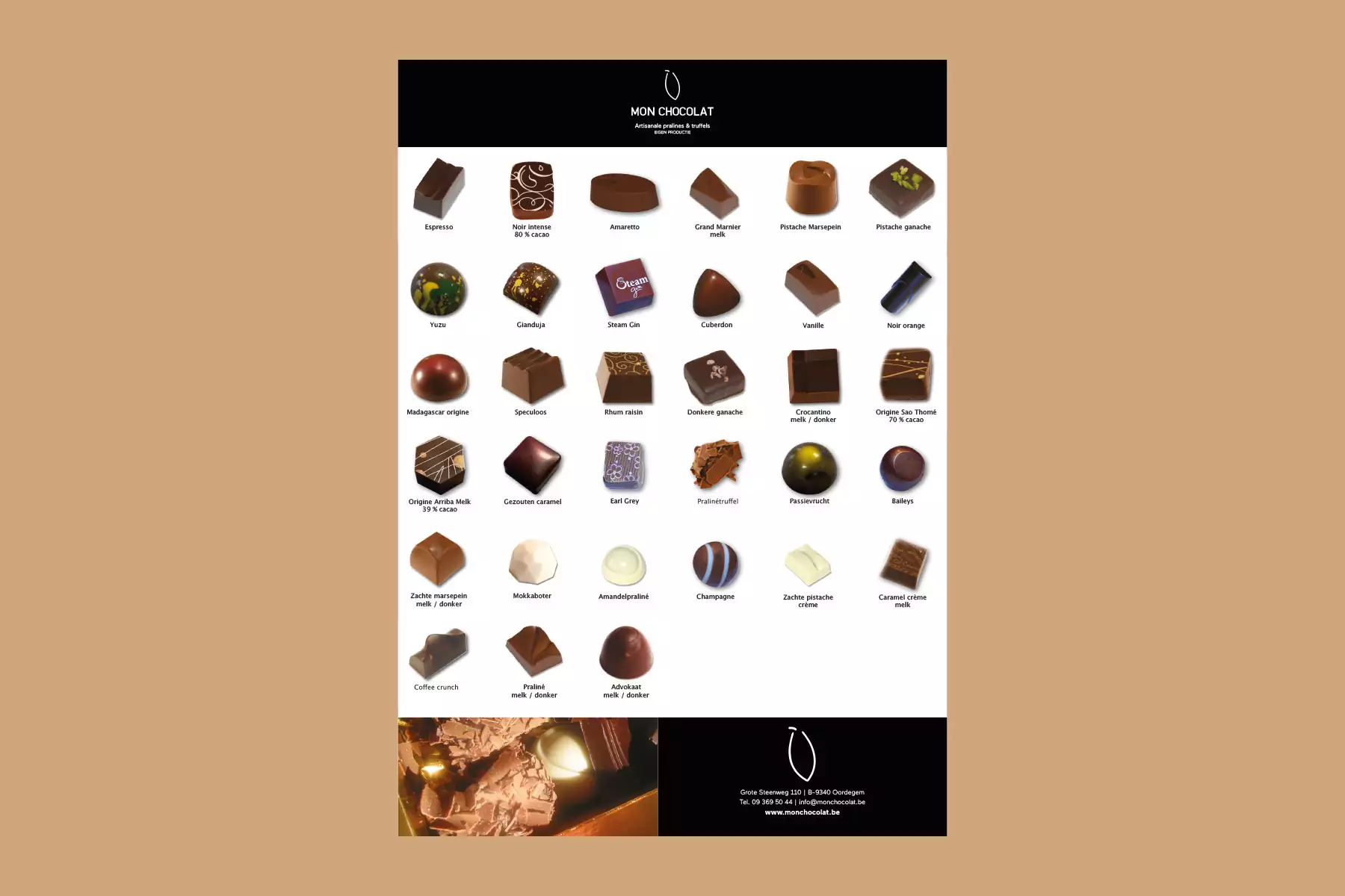 pdf ontwerp Mon Chocolat