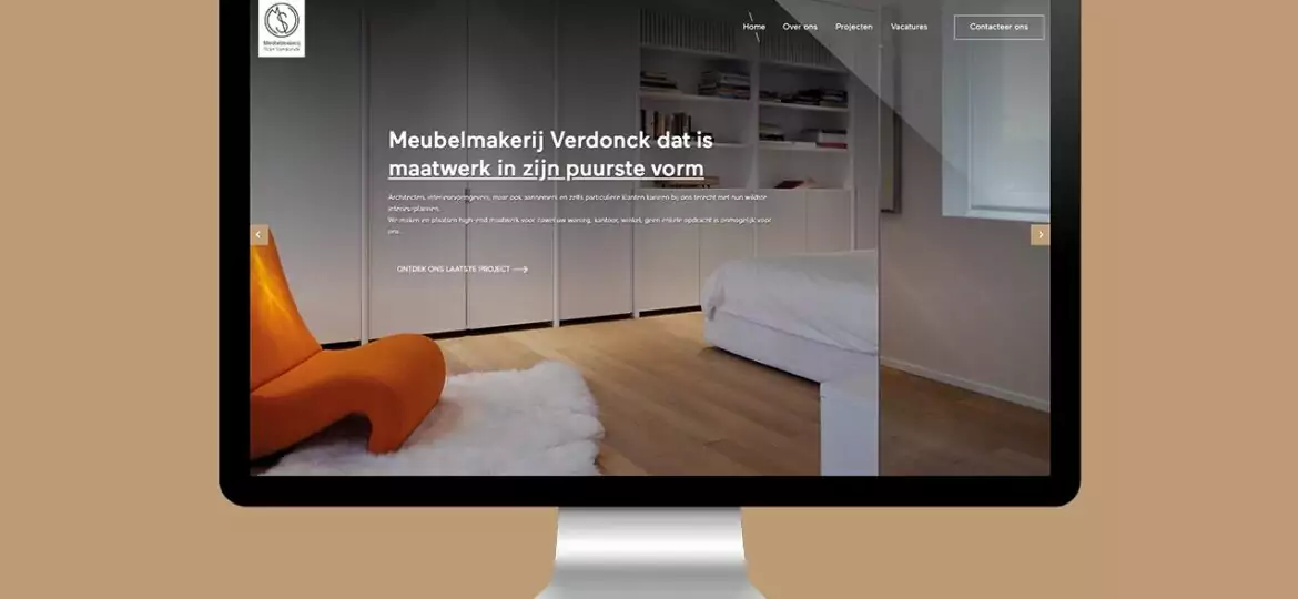 website Meubelmakerij Verdonck